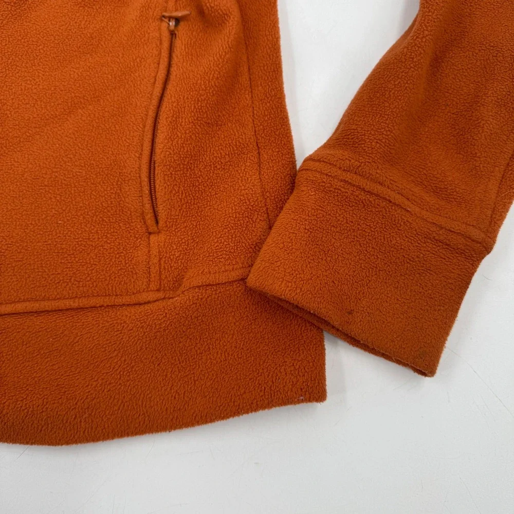 Vintage Nike Team Texas Longhorns Fleece Jacket Full Zip Womens Small S Orange‎